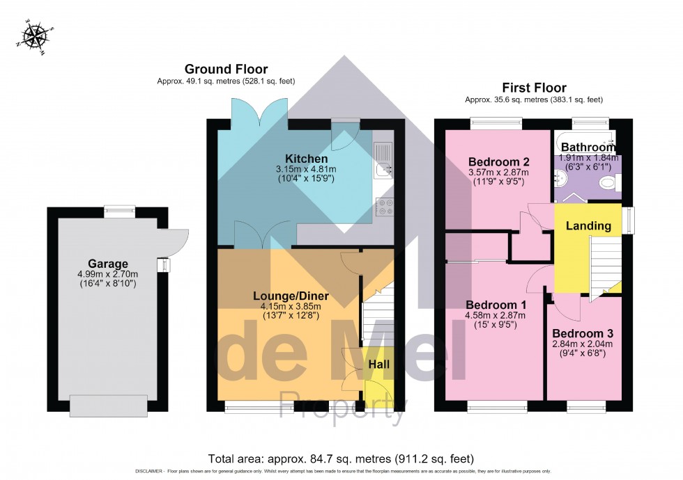 Floorplan for Mandarin Way, Cheltenham