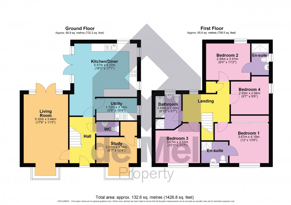 Floorplan for The Wren, Merret Place, Winchcombe, GL54